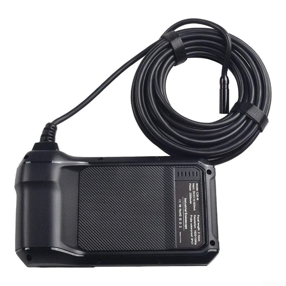 Эндоскоп Oniissy 4.3" IPS экран, промышленный, 1080P HD, 8 LED, 8 мм объектив 2,7 см, IP67 водонепроницаемая камера, фото №3