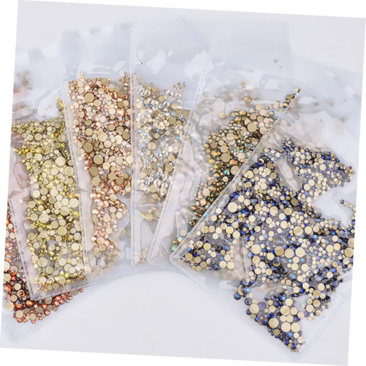 Стразы для ногтей, 1440 шт, аксессуары для маникюра, хрустальные камни для дизайна ногтей, драгоценные камни для акриловых ногтей, украшения для ногтей, фото №9