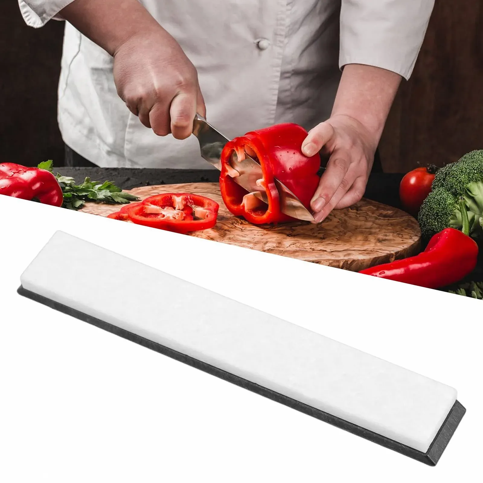 Точильний камінь для ножів та ножиць 8000 Grit White Jade алмазний, фото №9