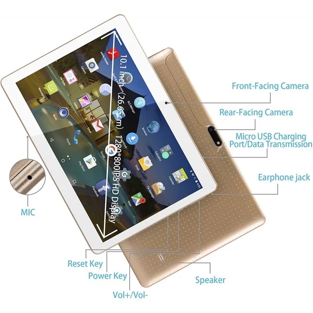 Планшет 10" Beista K107 4/64GB 4G 2-SIM 4 ядра Android 9 5000 mAh, фото №2 Планшет 10" Beista K107 4/64GB 4G 2-SIM 4 ядра Android 9 5000 mAh, фото №2