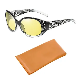 Солнцезащитные очки CVDYWDJIE Поляризованные Ретро Модные Diamond Studded черные - Фото 1