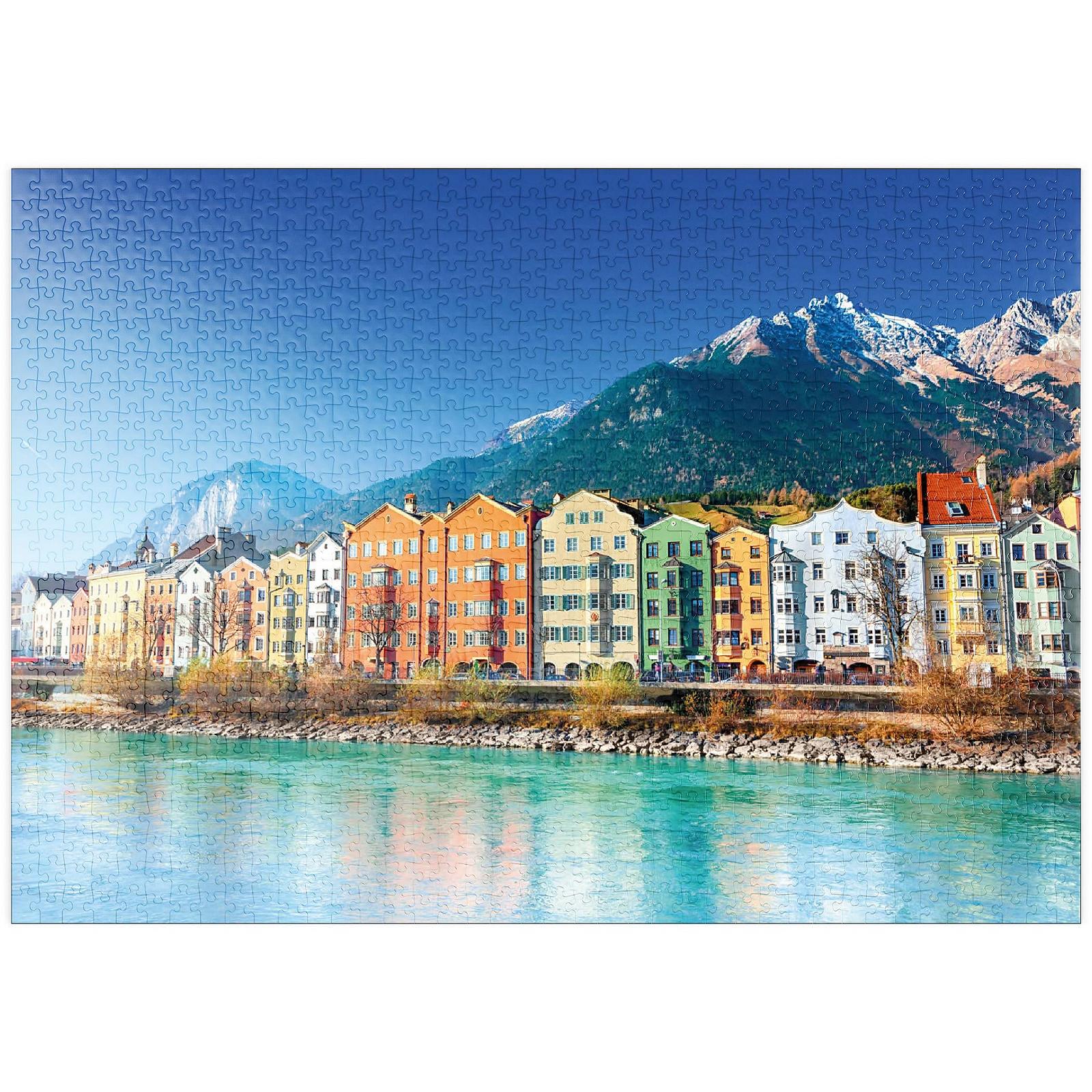 Пазл MyPuzzle MyPuzzle Special Collection House Line in Innsbruck, Tyrol, Austria 1000 элементов, фото №1