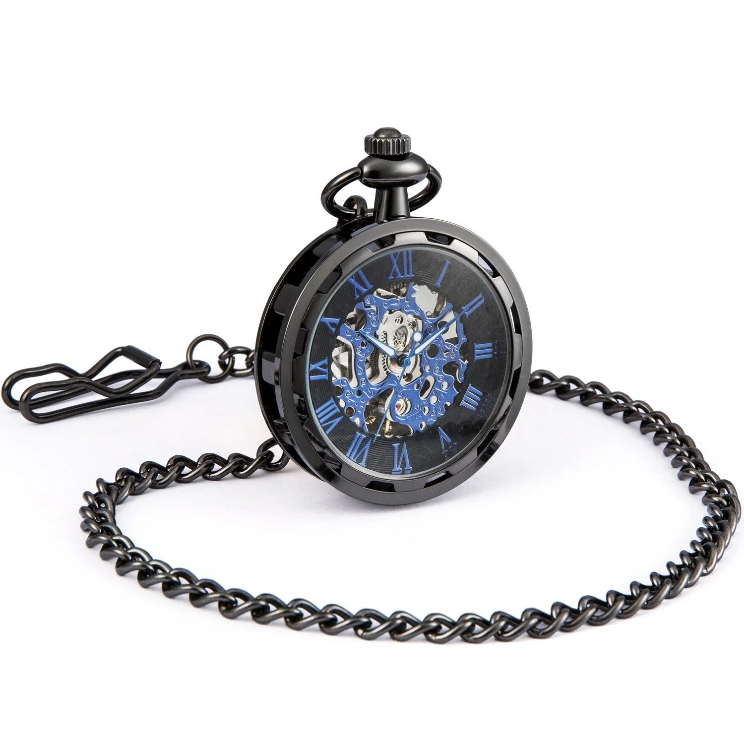 Кишеньковий годинник з ручним заводом SEWOR Single Face Mechanical, фото №3