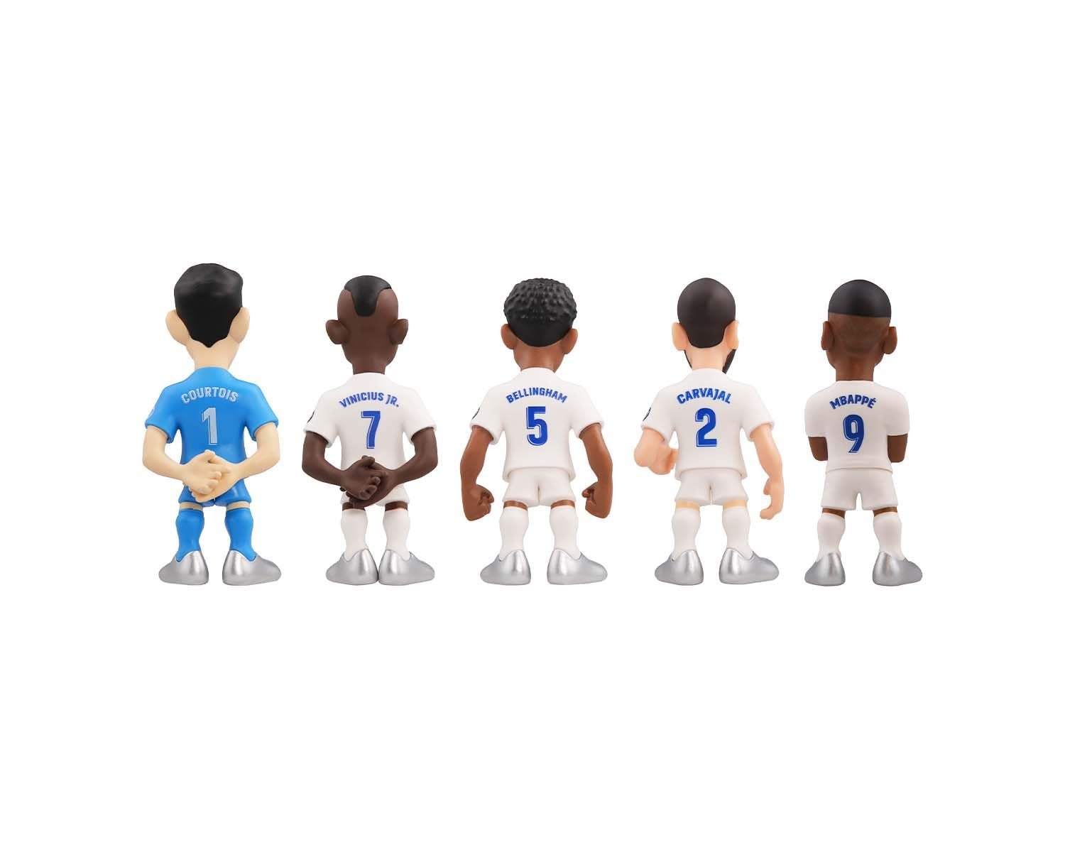 Фигурки MINIX Real Madrid Набор 5 (Куртуа/Винисиус/Беллингем/Карвахаль/Мбаппе), фото №3