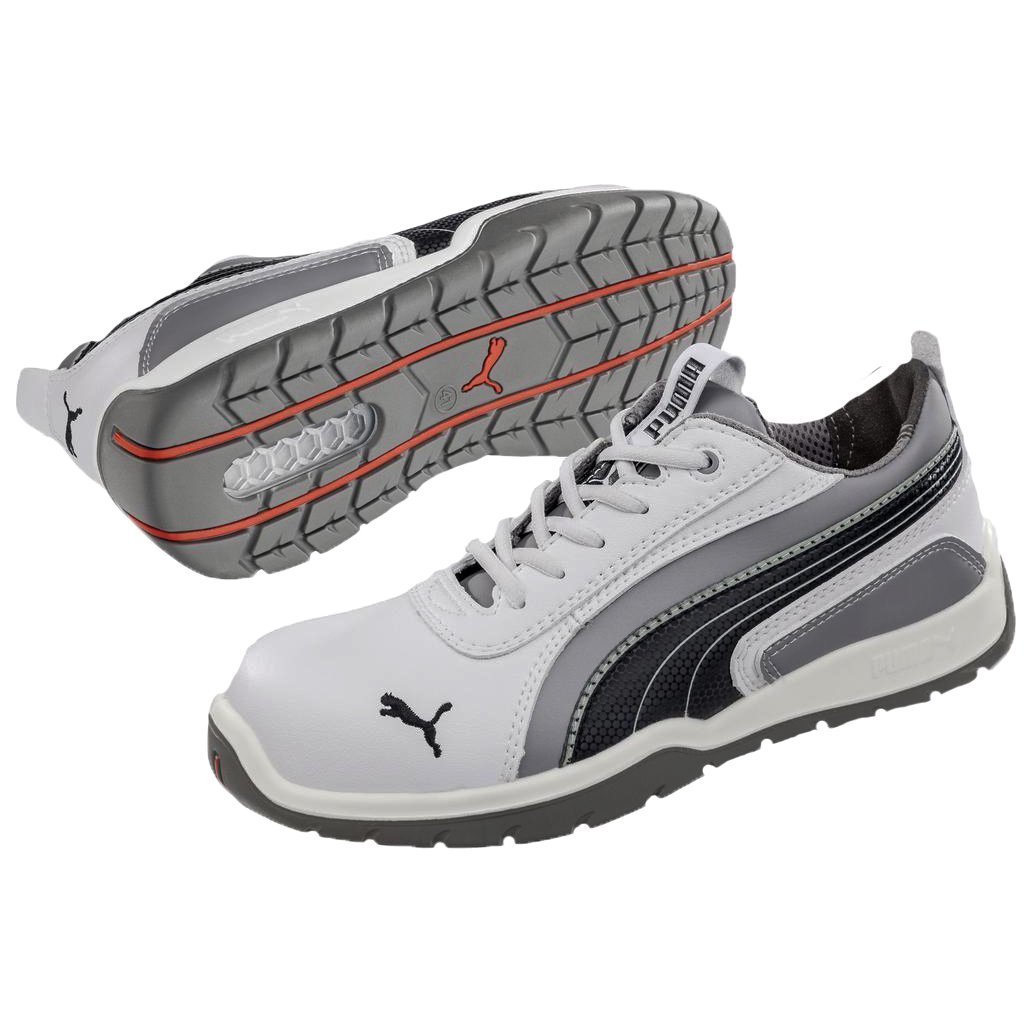 Спортивне взуття PUMA Monaco Low S3 HRO SRC Білий (White / Grey 100) 47 EU, фото №1