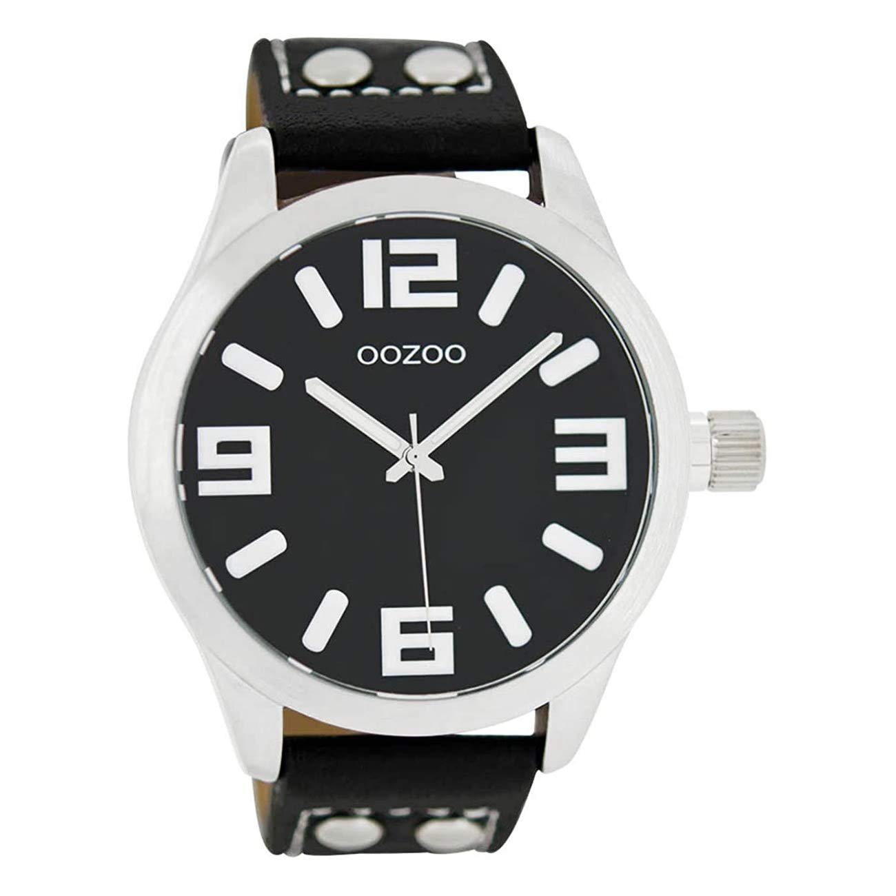 Женские часы Oozoo Ремешок кожаный Черный C1054, фото №1