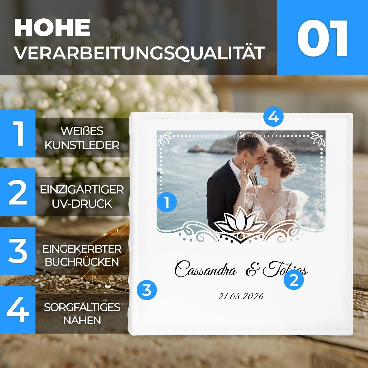 Альбом для фотографий Maverton, вставной, с принтом, 33x33 см, белый, на 500 фотографий 10x15 см, фото №2 Альбом для фотографий Maverton, вставной, с принтом, 33x33 см, белый, на 500 фотографий 10x15 см, фото №2