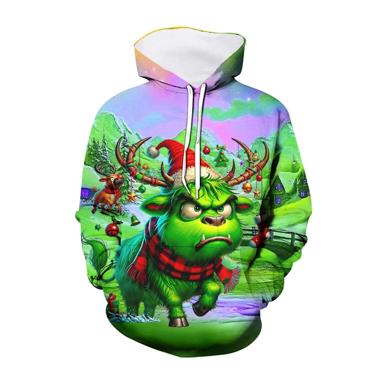 Джемпер Generisch Рождественский джемпер для детей Повседневный Свободный Удобный Рождественский модный худи для мальчиков и девочек Толстовка, фото №1