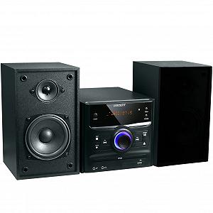 Hi-Fi система WISCENT 30 W с Bluetooth (CD-проигрыватель, DVD-проигрыватель, FM-радио, USB, AUX вход) - Фото 1