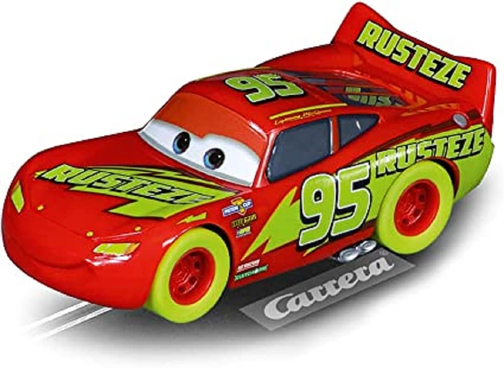 Іграшковий автомобіль Carrera GO!!! Lightning McQueen Машинка на фермаці 1:43 Червоний, фото №1