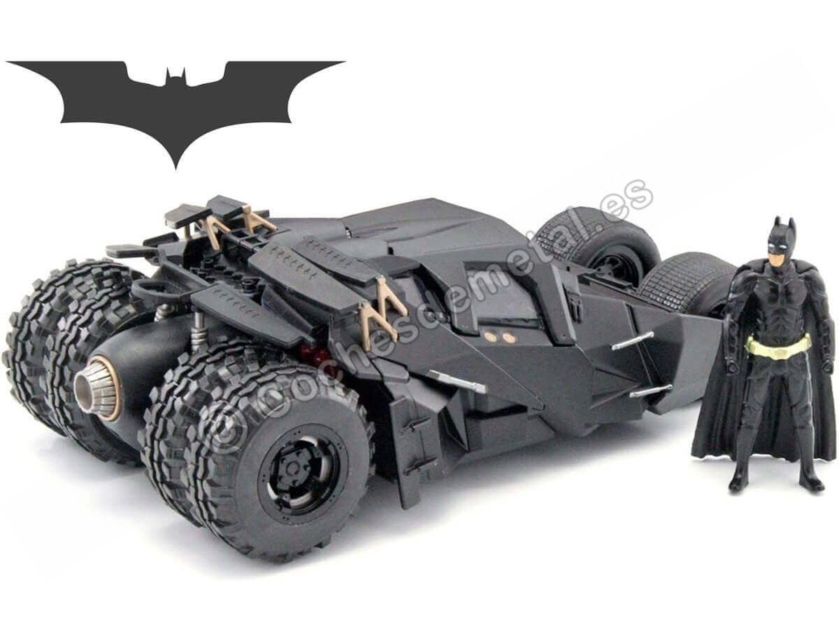 Автомобіль Jada Batman The Dark Knight Batmobile з фігуркою Масштаб 1/24 98261BK Чорний, фото №2 Автомобіль Jada Batman The Dark Knight Batmobile з фігуркою Масштаб 1/24 98261BK Чорний, фото №2
