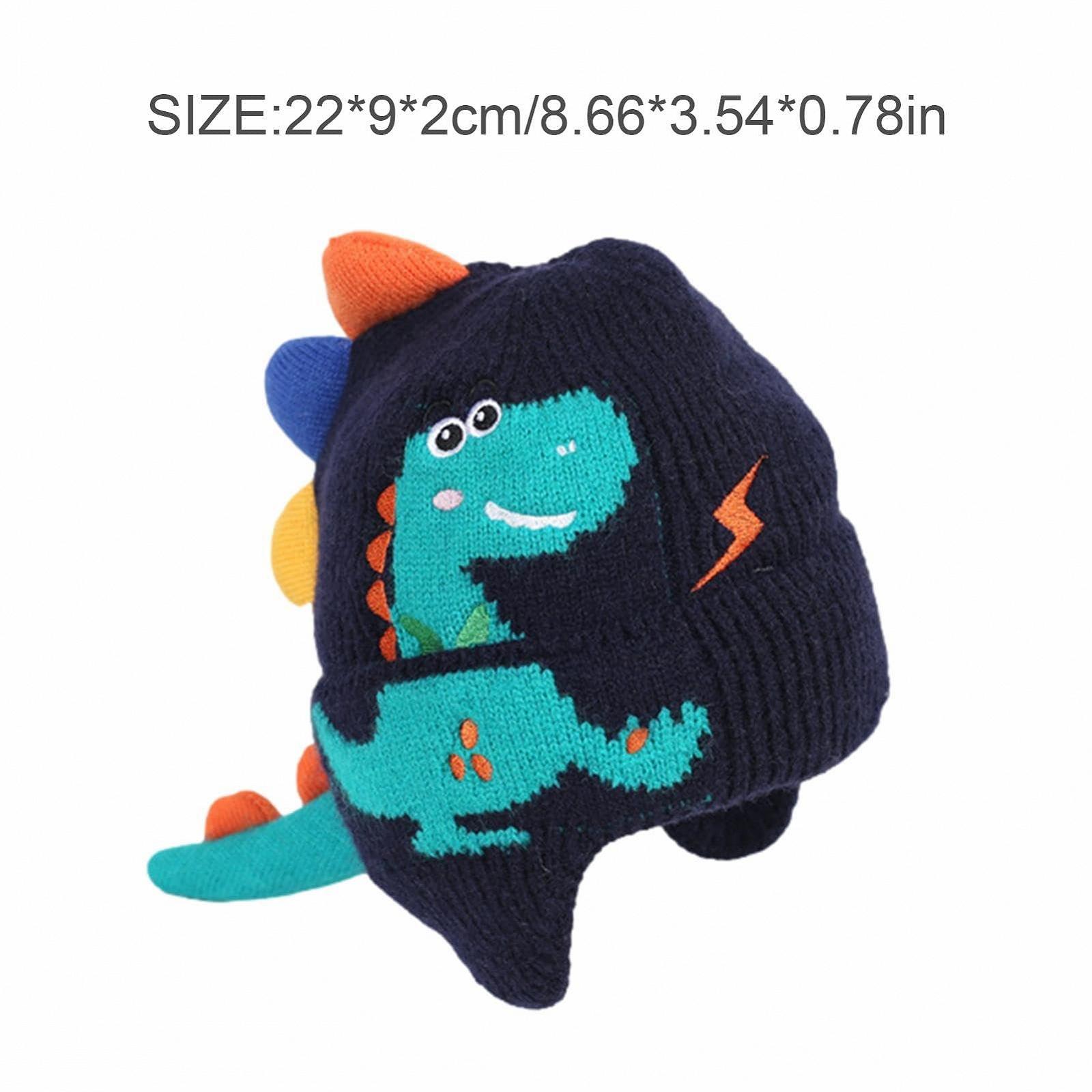 Вязана Шапка Динозавр, зимова, фото №3 Вязана Шапка Динозавр, зимова, фото №3