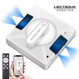 Робот для миття вікон Liectroux YW509 / 4 авто-розпилювачі / управління зі смартфона / Білий - Фото 1