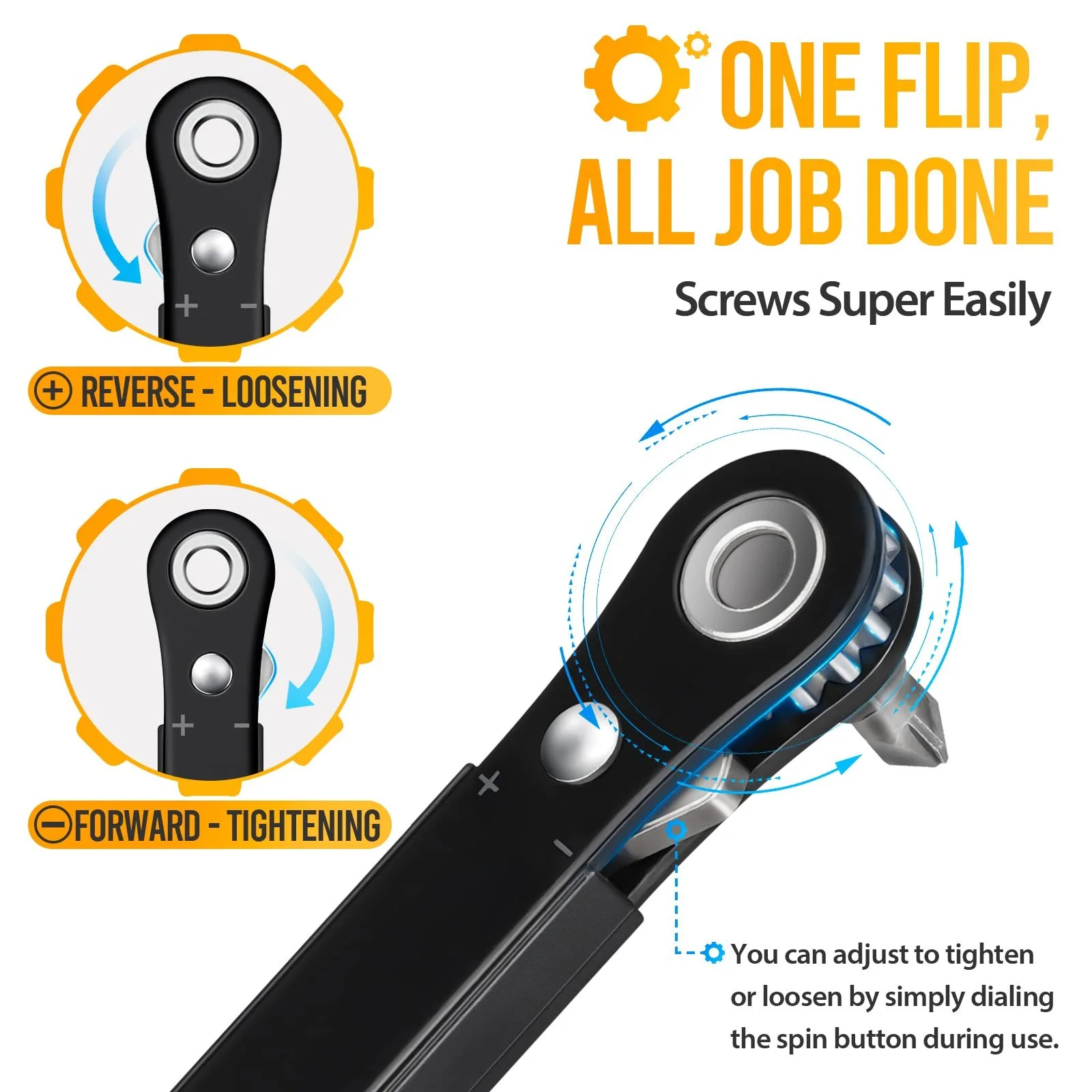 Набір викруток Mini Ratchet Tool 12 предметів, фото №4