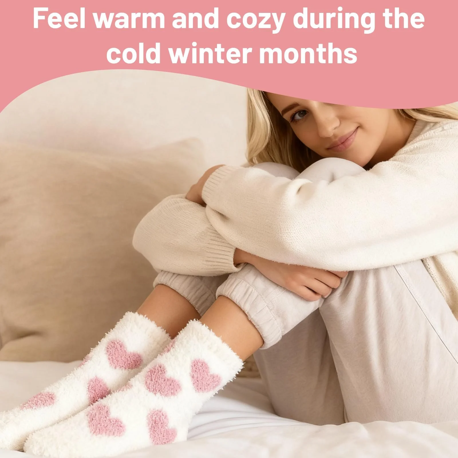 Шкарпетки Жіночі Зимові Теплі Еластичні 4 Пари, фото №6