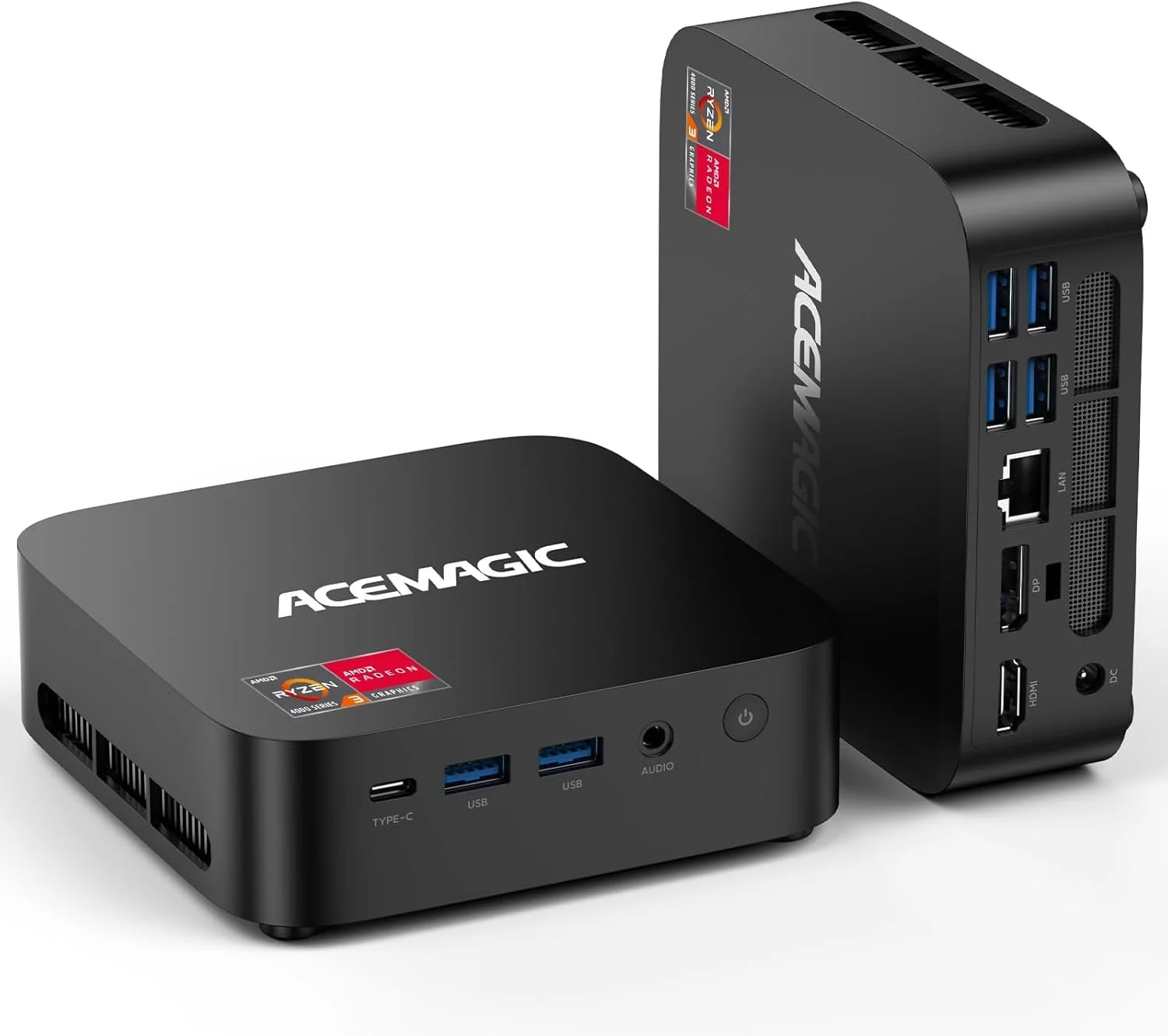 Міні ПК ACEMAGICIAN Vista Mini V1 / Intel N97 / RAM 16GB / SSD 1TB / 1 x HDMI / 1 x LAN / Wi-Fi / Bluetooth / Windows 11 / Чорний, фото №1
