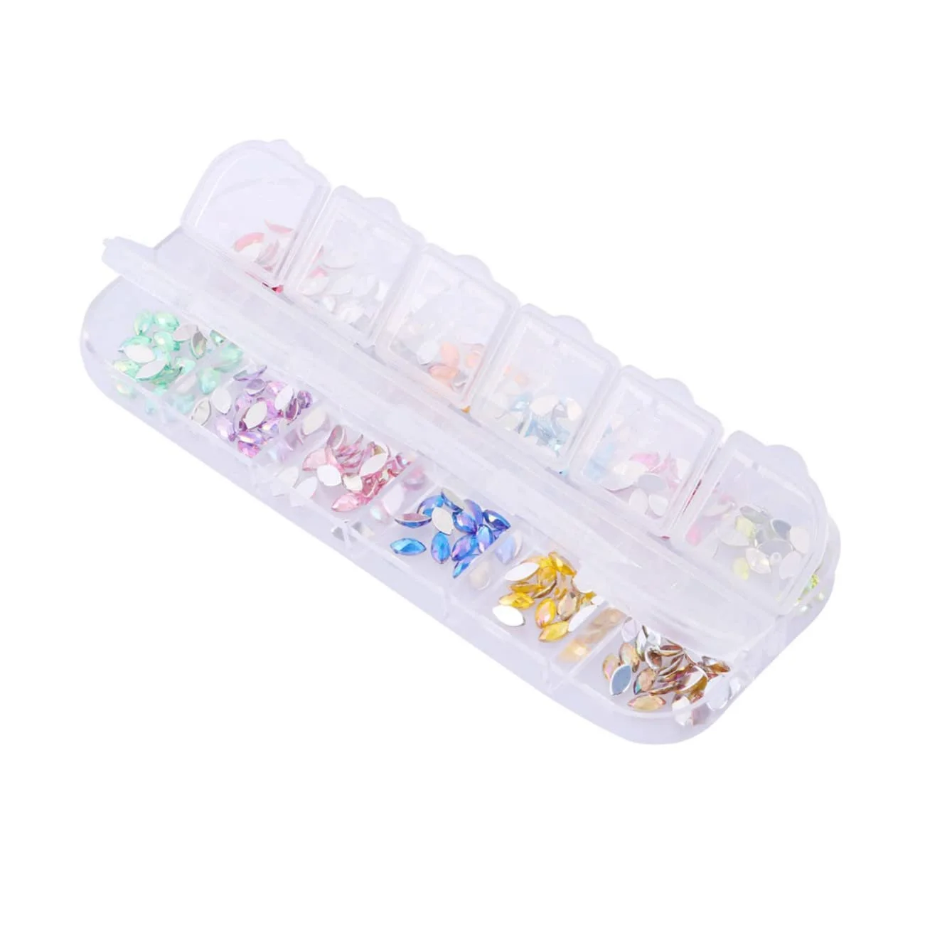 Стразы для ногтей Healvian 3шт 12шт Бриллиантовые Стразы для ногтей Кристалл, фото №9