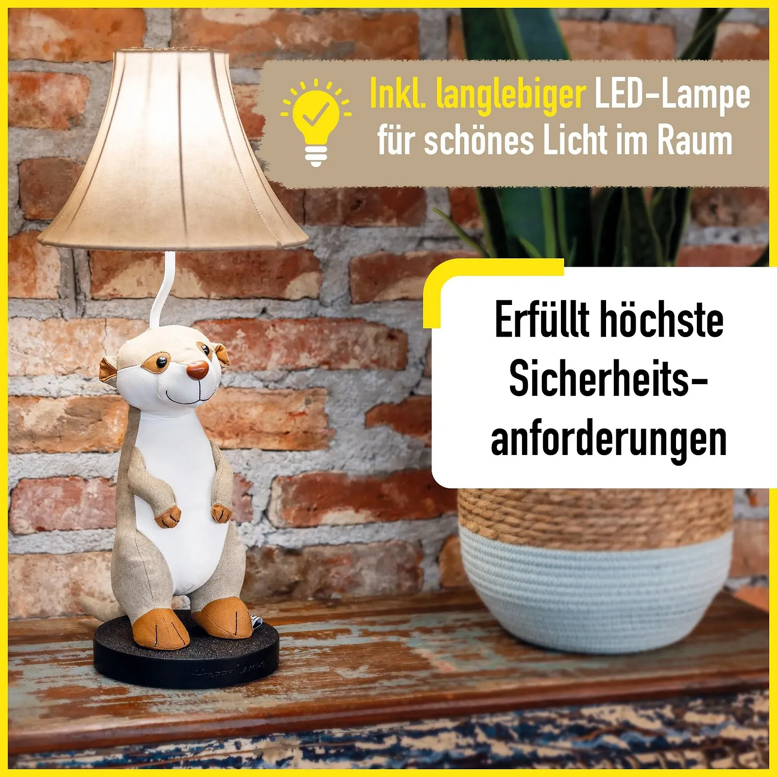 Настільна лампа Happy Lamps Eddie LED 60 см, фото №4