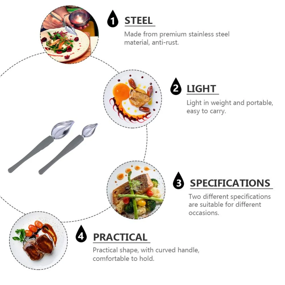 Ложка для соусу HEMOTON Набір з 2 шт., з нержавіючої сталі, фото №8
