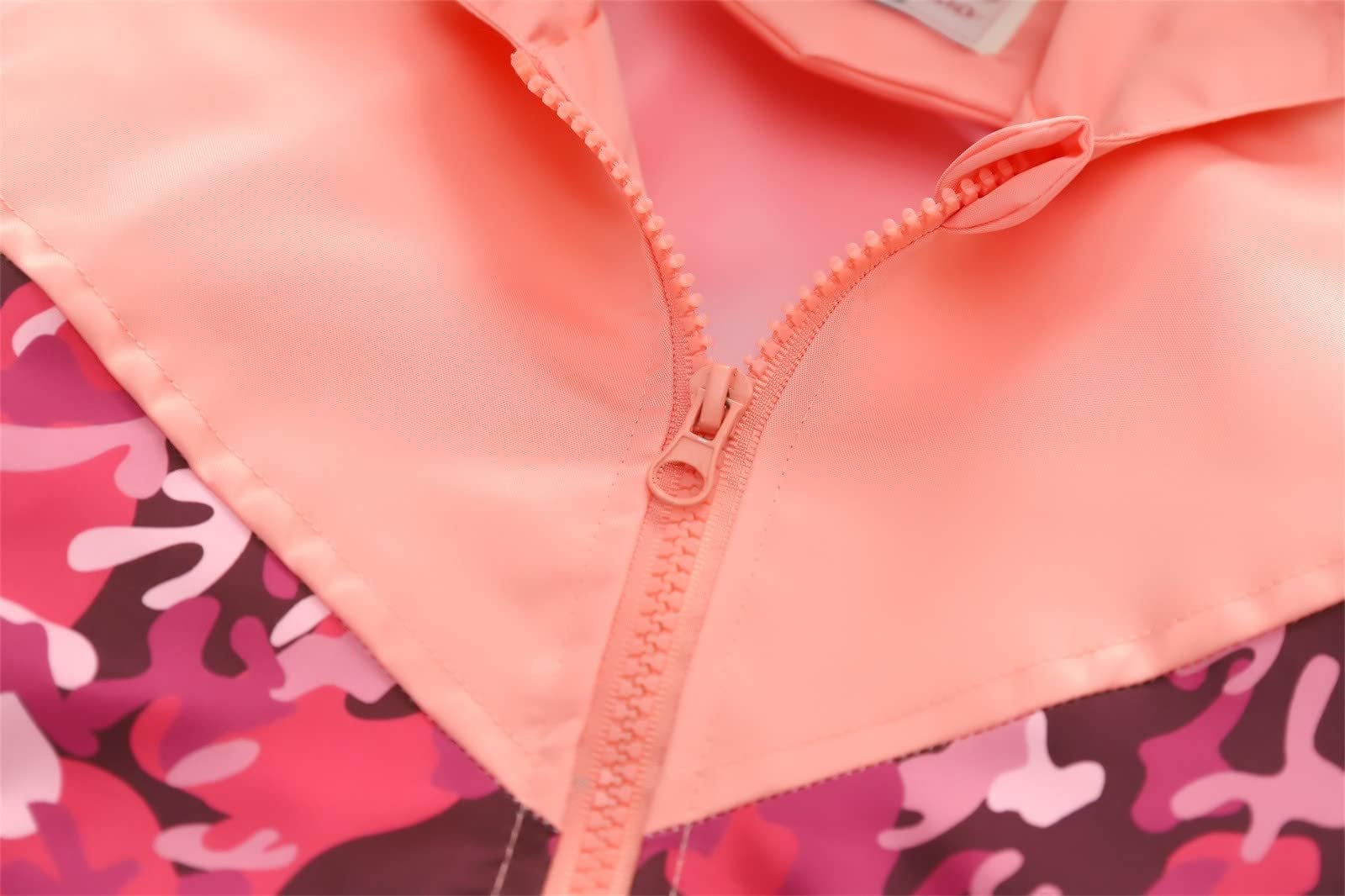 Детский дождевой плащ с капюшоном, складной, водонепроницаемый, дышащий, летний, многоразовый, тонкий дождевик-пончо, легкая дождевая накидка на молнии с карманом, дождевой костюм, фото №5