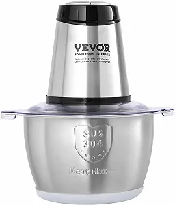 Електричний кухонний комбайн VEVOR AMJ-215F / 400W / 2 швидкості / 2 л чаша / Нержавіюча сталь / Сріблястий ціна на synthetic.ua - Фото 1 Електричний кухонний комбайн VEVOR AMJ-215F / 400W / 2 швидкості / 2 л чаша / Нержавіюча сталь / Сріблястий synthetic.ua - Фото 1