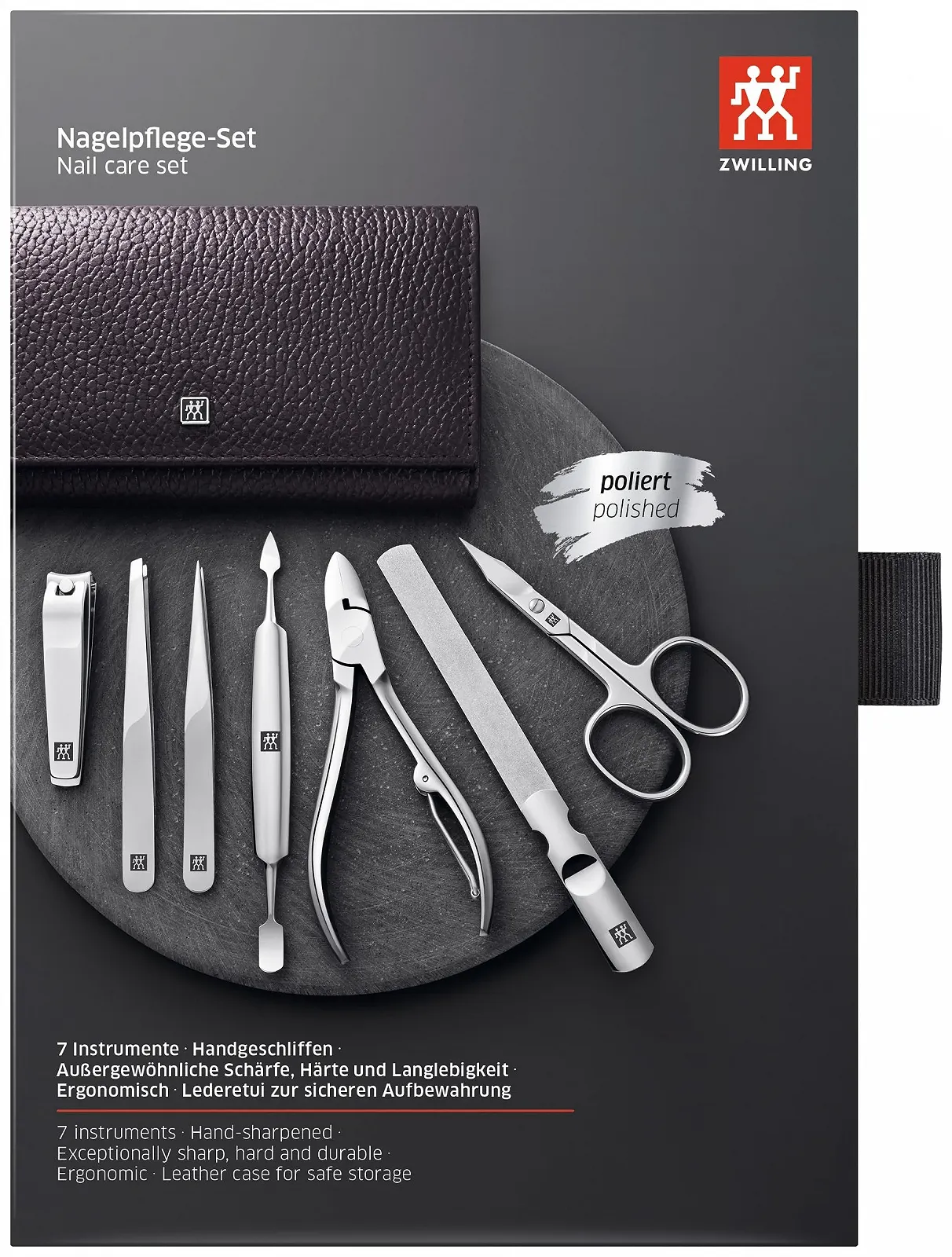 Набор для маникюра Zwilling Classic Inox 97646-008-0 7 предметов Фиолетовый, фото №6 Набор для маникюра Zwilling Classic Inox 97646-008-0 7 предметов Фиолетовый, фото №6