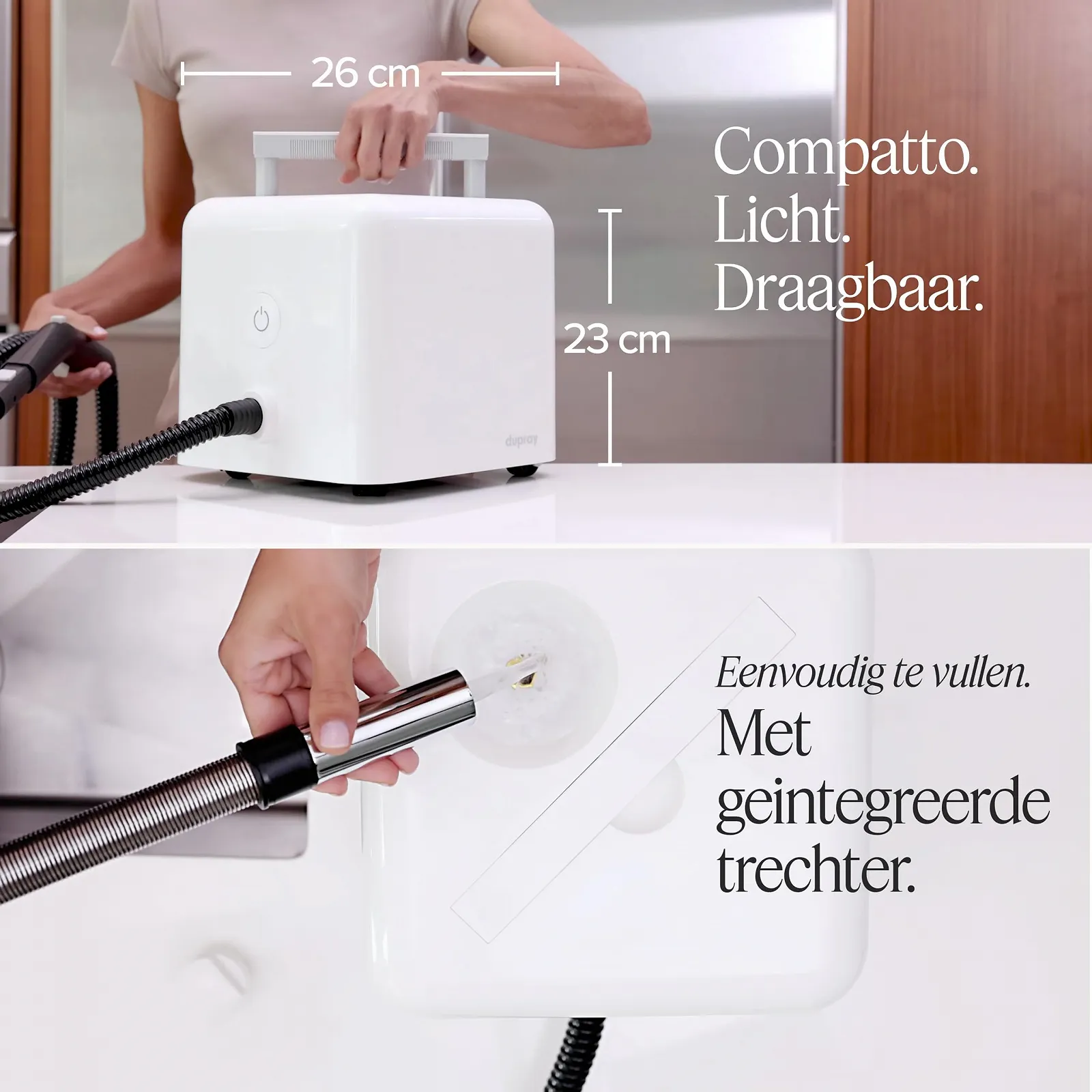 Пароочисник Dupray Neat Багатофункціональний для дому, підлоги, плитки, швів, меблів, матраців, вікон, автомобілів та іншого, фото №6