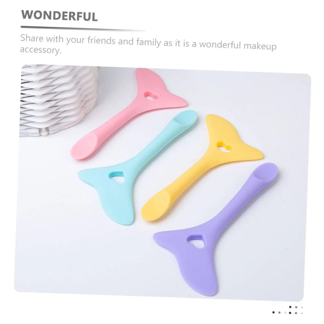 Помічник для підводки MAGICLULU Marscara, ложки для крему для обличчя, фото №5