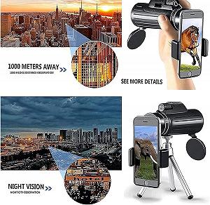 Монокуляр Телескоп 120X100 Компактный Портативный Водонепроницаемый Анти-Туман Ударопрочный со Смартфоном Трипод цена на synthetic.ua - Фото 1 Монокуляр Телескоп 120X100 Компактный Портативный Водонепроницаемый Анти-Туман Ударопрочный со Смартфоном Трипод synthetic.ua - Фото 1