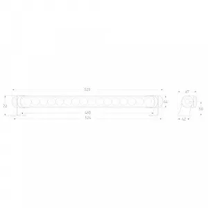 Рабочая фара HELLA 2XD 958 130-661 synthetic.ua - Фото 1
