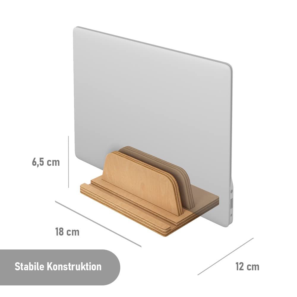 Вертикальная Подставка для Ноутбука EU (Натуральный), фото №4 Вертикальная Подставка для Ноутбука EU (Натуральный), фото №4