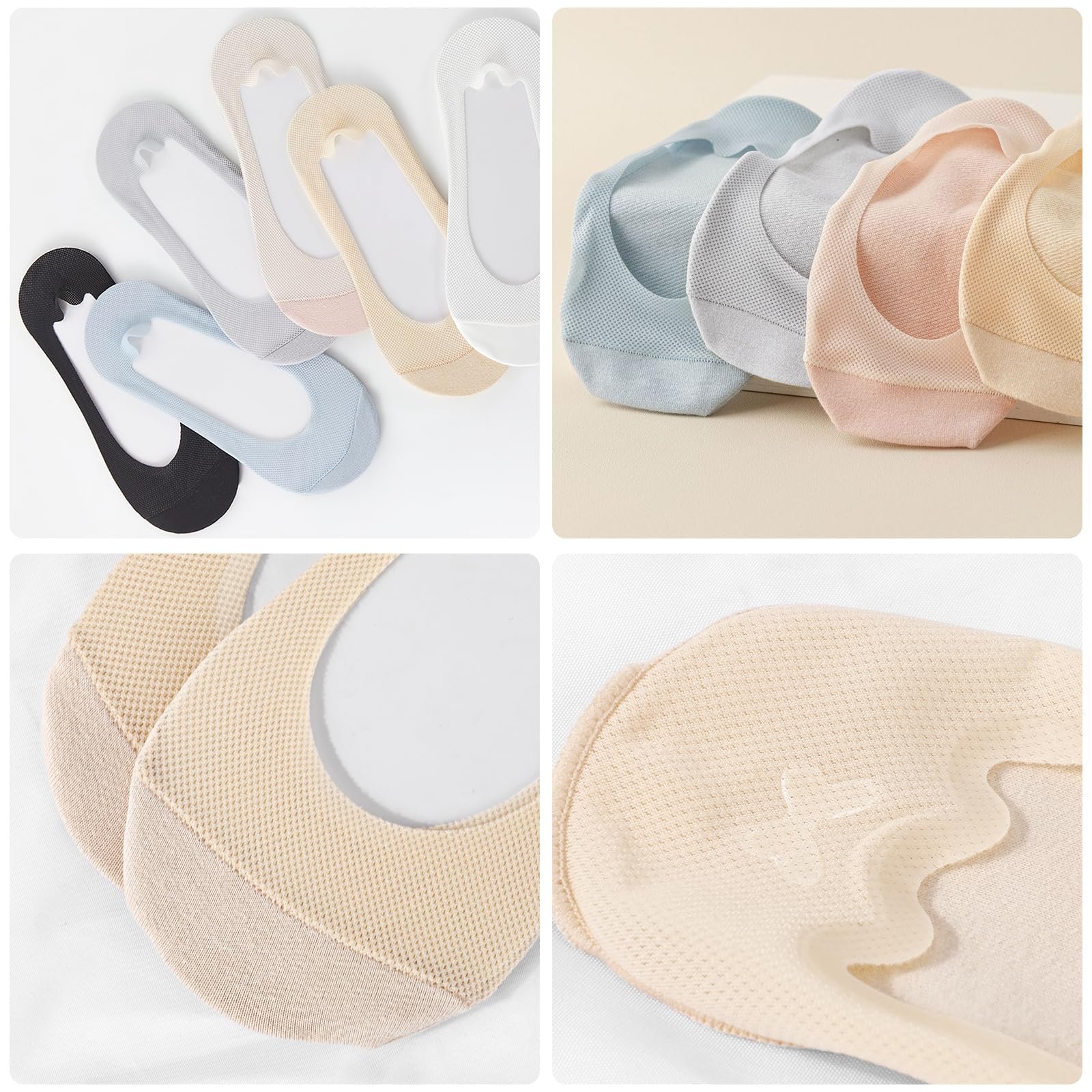 6 пар женских невидимых носков, фото №7