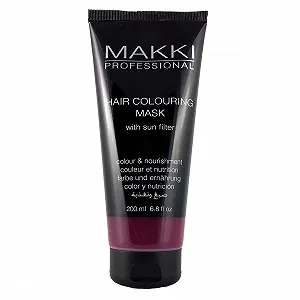 Напівперманентна маска для фарбування волосся Makki Colour and Nutrition Fuchsia / Фуксія - Фото 1