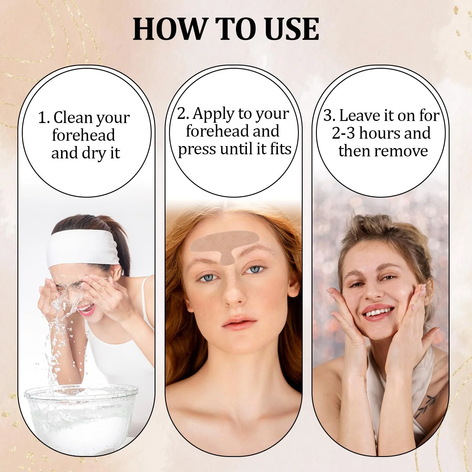 Патчі для обличчя проти зморшок Маска для підтяжки обличчя, 10 шт, фото №5