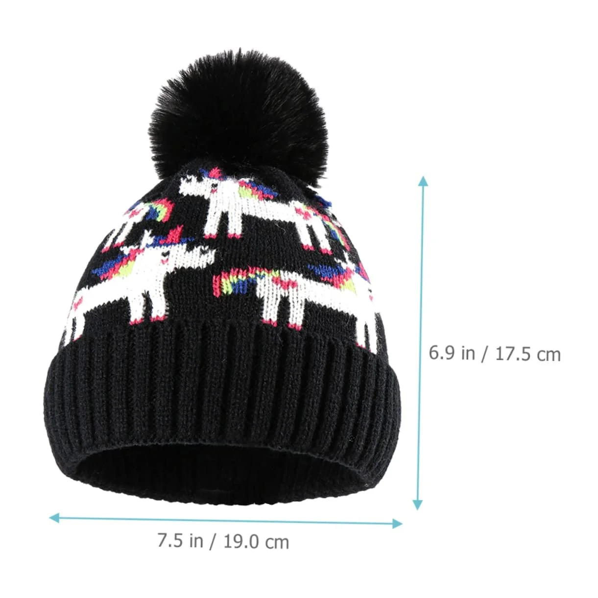 В'язана зимова шапка CALLARON Kätzchen з плюшевим помпоном, фото №6 В'язана зимова шапка CALLARON Kätzchen з плюшевим помпоном, фото №6