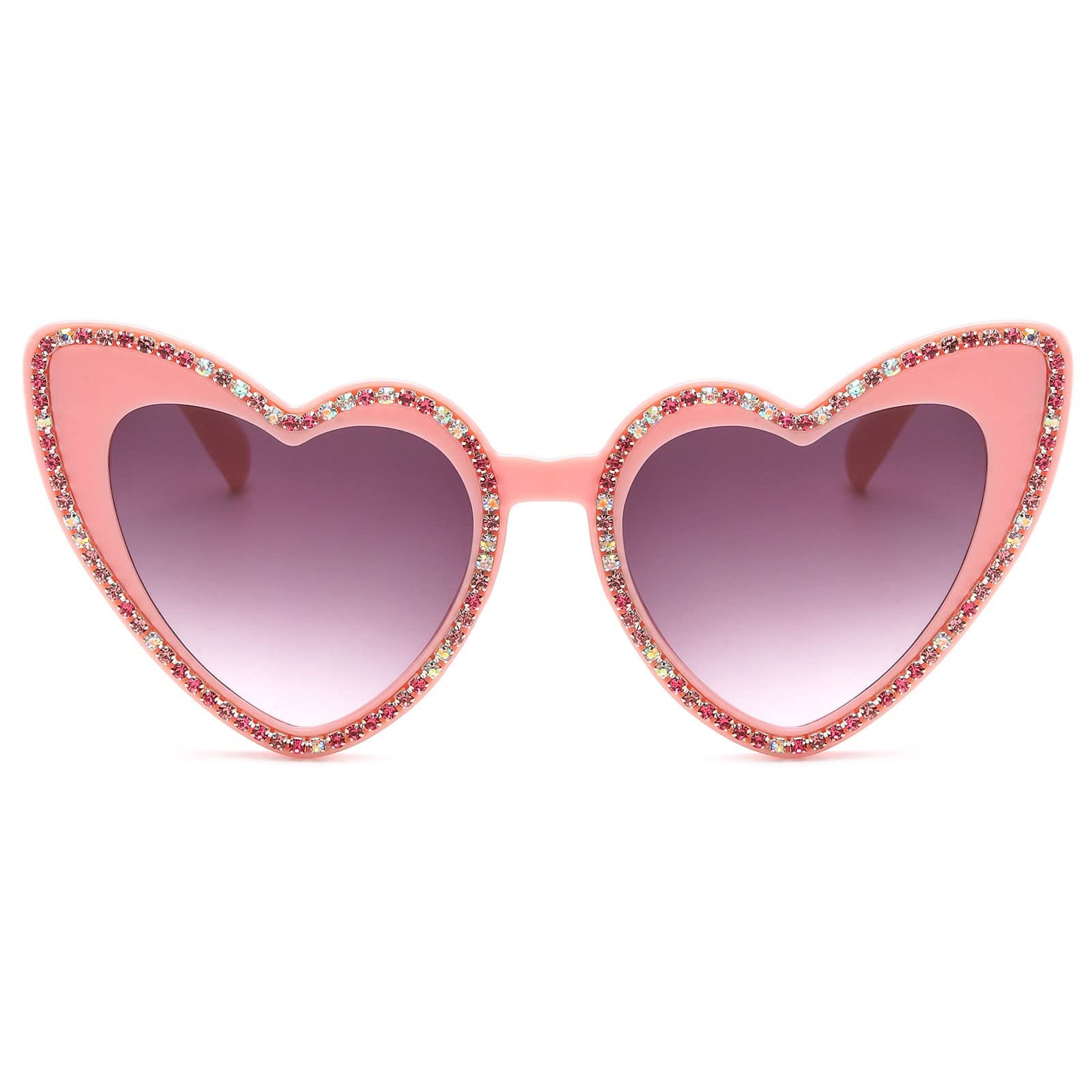 Сонцезахисні окуляри YAMEIZE Серце з камінням, фото №2