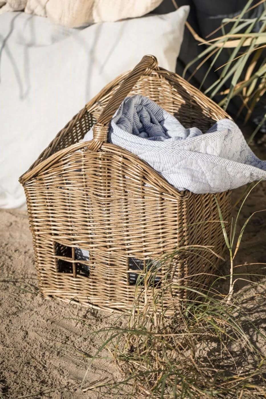 Покрывало IB Laursen Полоски Голубой/белый, One Size, фото №4
