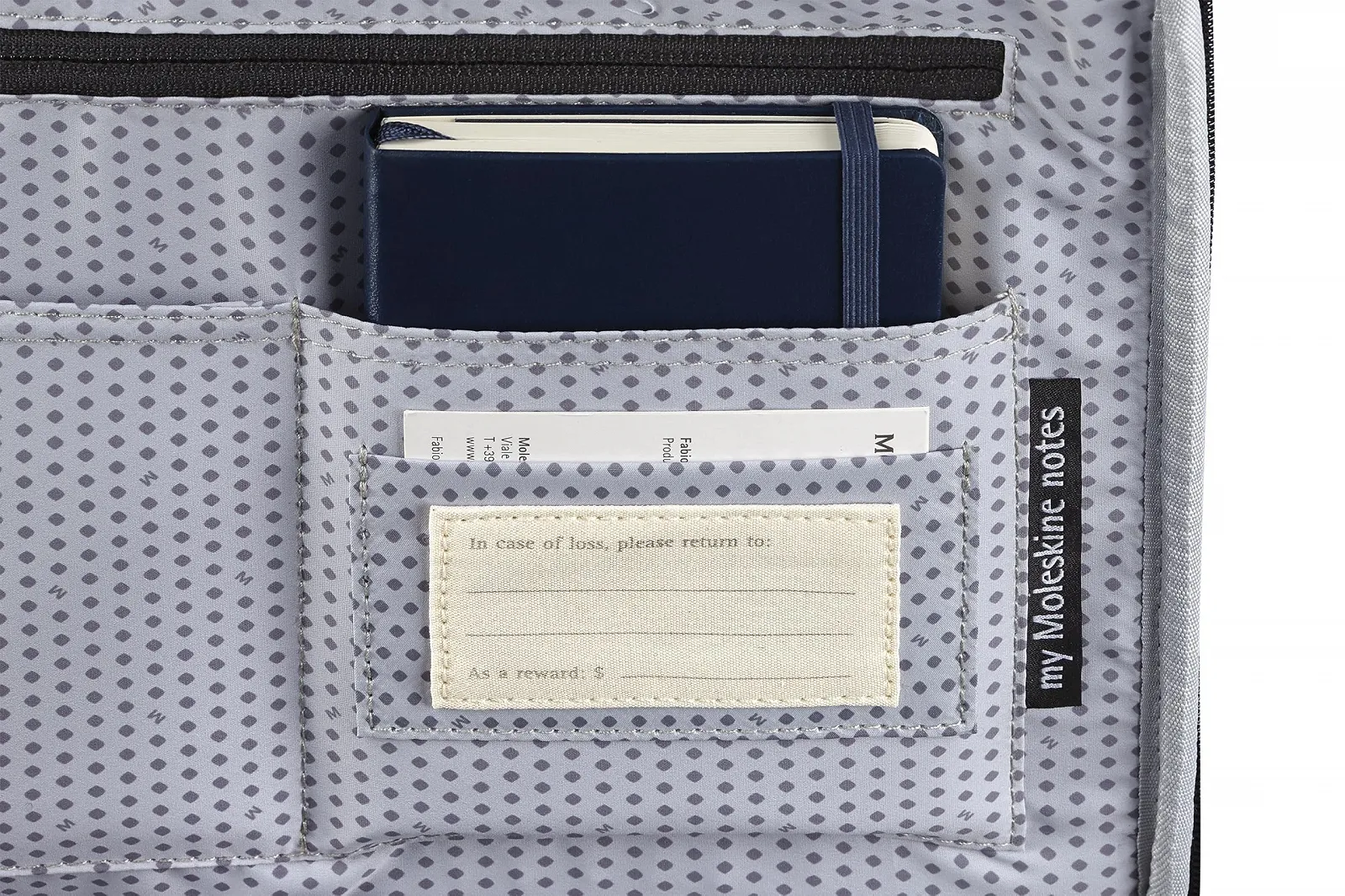 Рюкзак для ноутбука Moleskine Classic Collection Professional 13 дюймов сапфировый синий, фото №14