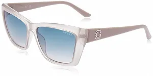 Солнцезащитные очки GUESS GU00098 55/14/135 Женские, Сверкающая слоновая кость - Фото 1