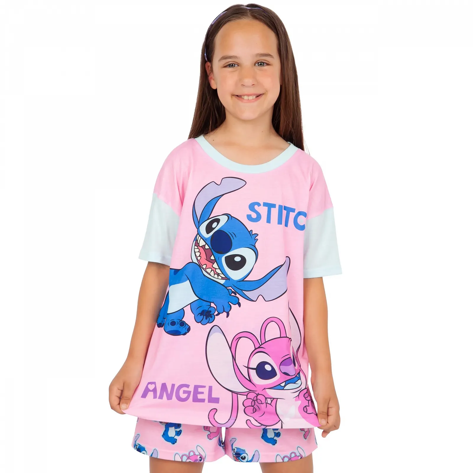 Пижама Disney Stitch для девочек, Шорты, фото №3 Пижама Disney Stitch для девочек, Шорты, фото №3