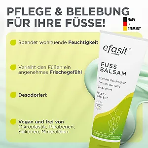 Бальзам для ніг efasit Foot Balm з оліями жожоба та розмарину 75 мл synthetic.ua - Фото 1