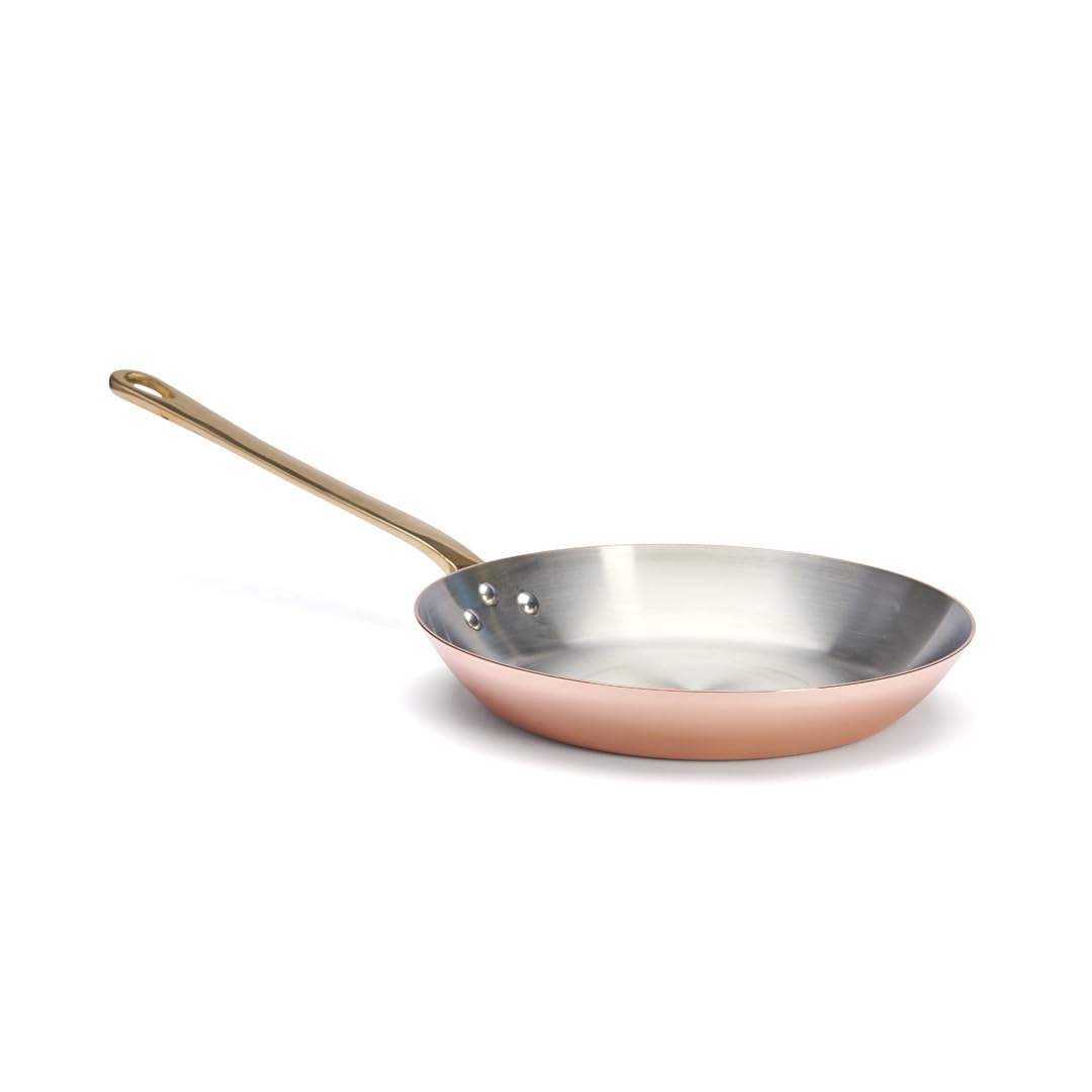 Сковорода de Buyer Inocuivre 6450.28 з міді з латунною ручкою 28 см, фото №2