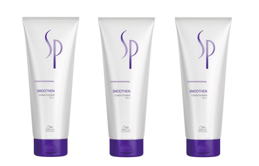 Кондиционер Wella SP System Professional Smoothen для непослушных волос 3 х 200 мл, фото №1