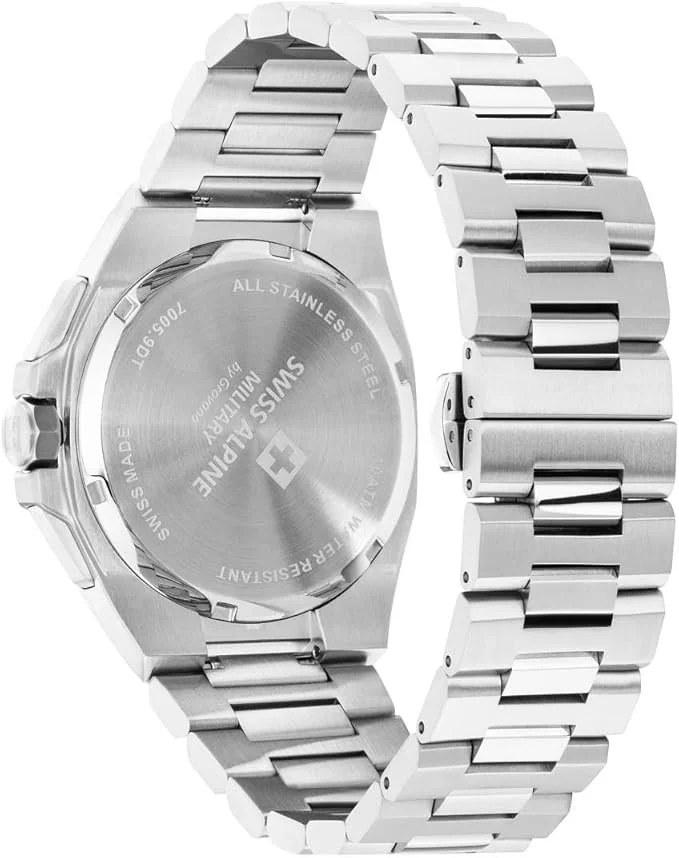 Чоловічий годинник Swiss Alpine Military Chronograph Аналоговий Quartz 7005.9 Нержавіюча сталь, фото №3