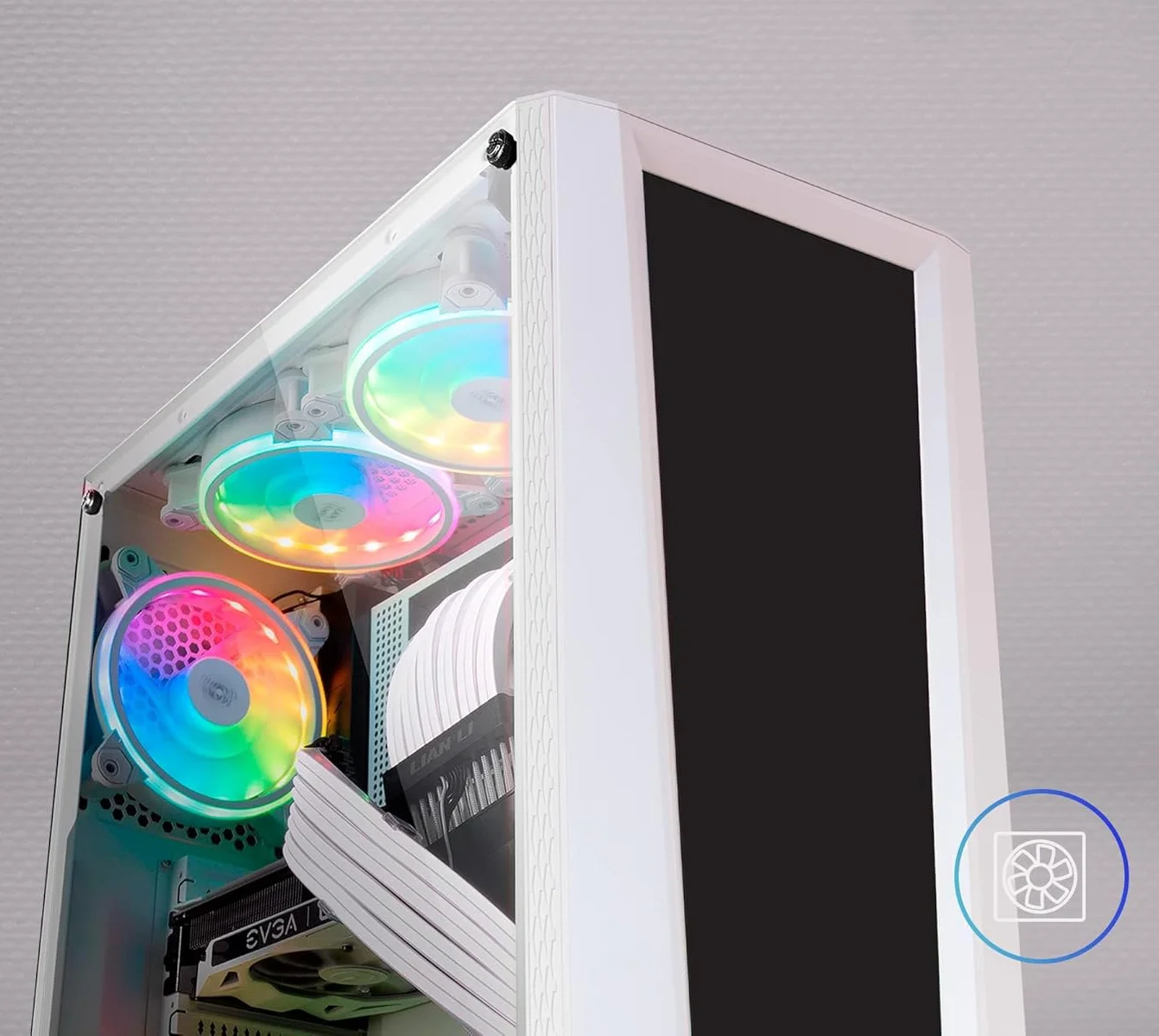 Корпус для ПК Mars Gaming MC-ART White / без БЖ / Білий, фото №4