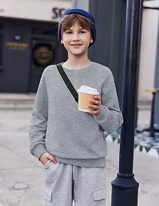 Толстовка Arshiner для хлопчиків, з круглим вирізом, повсякденна, з довгими рукавами, ціна на synthetic.ua - Фото 1 Толстовка Arshiner для хлопчиків, з круглим вирізом, повсякденна, з довгими рукавами, synthetic.ua - Фото 1