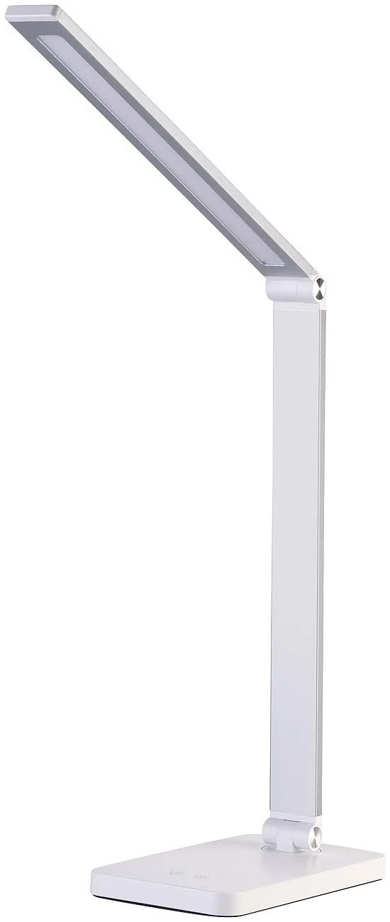 Настольная лампа Lunartec Office Table Lamp Алюминиевая CCT 660 Лм USB Серебристая/Белая, фото №9