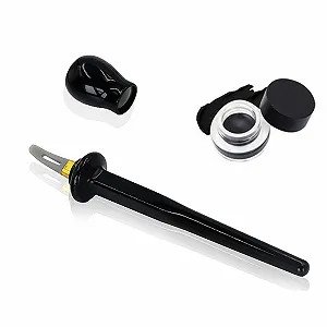 Инструмент для нанесения водостойкой подводки для глаз из силикона Набор Черный - Фото 1