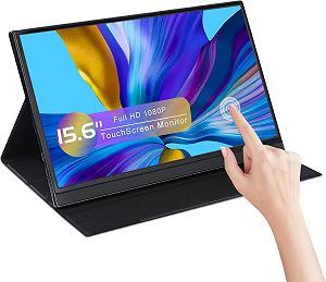 Купити Монітор портативний сенсорний 15.6" Bnztruk Full HD IPS 60 Гц - Фото 1 Монітор портативний сенсорний 15.6" Bnztruk Full HD IPS 60 Гц - Фото 1