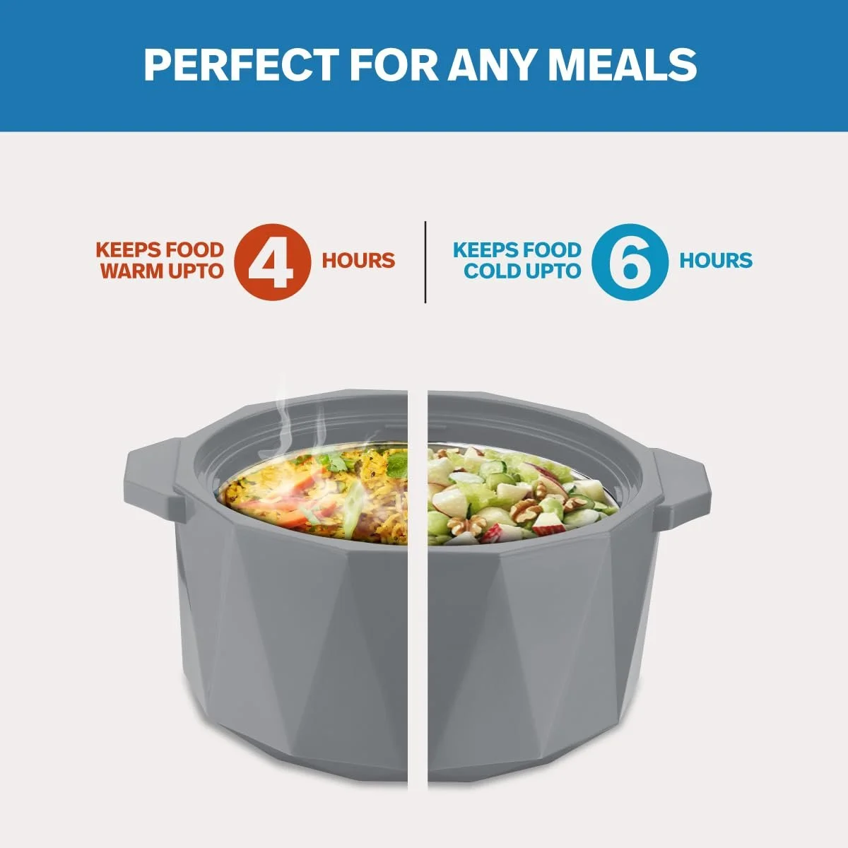 Набір ізольованих каструль Pinnacle з кришкою 3 предмети 3/2/1 кварт Hot Pot, фото №4